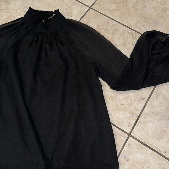 Black Mesh Long Sleeve - Picture 3 of 5